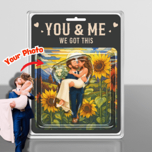 Personalized Wedding Figure Acrylic Plaque - Sunny Bloom