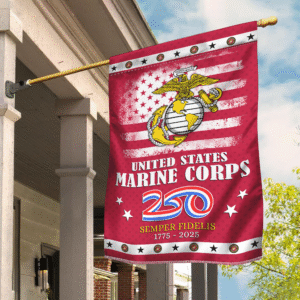 United States Marine Corps 250th Anniversary Flag