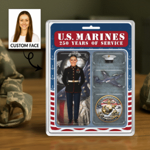 Personalized US MARINE CORPS 250th Years Of Service Figure Style Acrylic Plaque