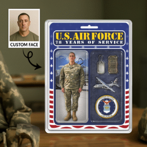 Personalized US AIR FORCE 78th Years Of Service Figure Style Acrylic Plaque