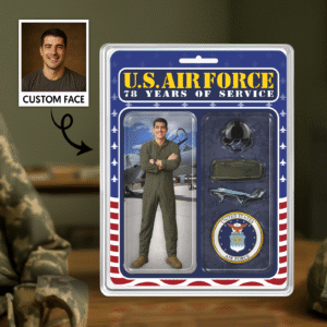 Personalized US AIR FORCE 78th Years Of Service Figure Style Acrylic Plaque