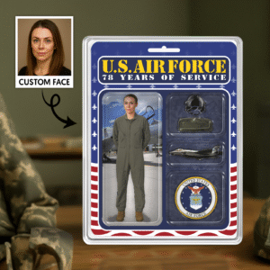Personalized US AIR FORCE 78th Years Of Service Figure Style Acrylic Plaque