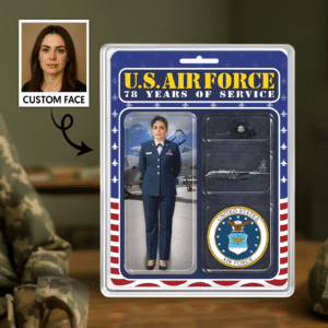 Personalized US AIR FORCE 78th Years Of Service Figure Style Acrylic Plaque