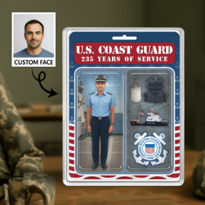 Personalized US COAST GUARD 235th Years Of Service Figure Style Acrylic Plaque