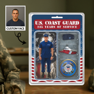 Personalized US COAST GUARD 235th Years Of Service Figure Style Acrylic Plaque